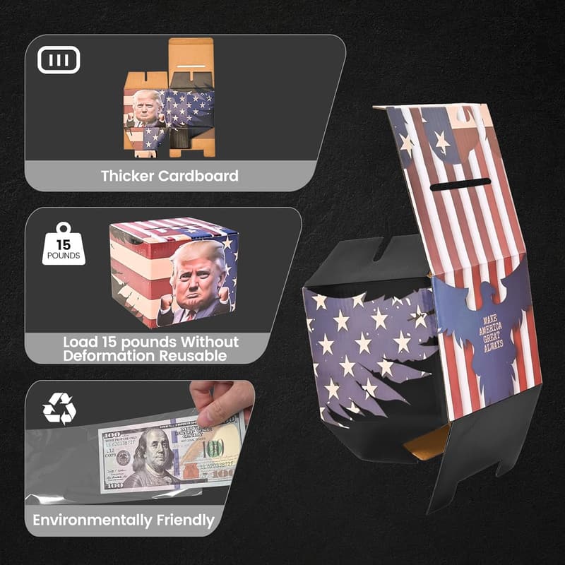 Birthday Money Surprise Box with 30 Cash Bags