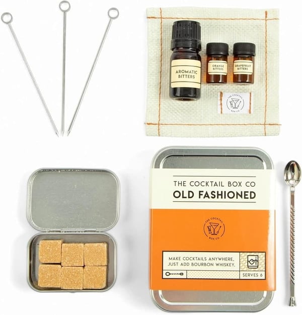 Old Fashioned Cocktail Kit - Premium Handcrafted Gift for Him/Her