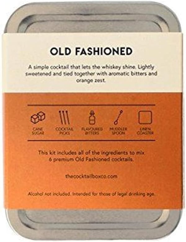 Old Fashioned Cocktail Kit - Premium Handcrafted Gift for Him/Her