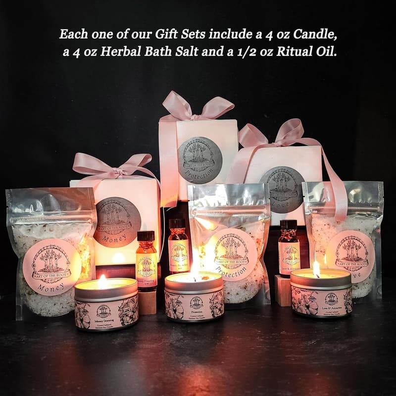 Abundance Ritual Gift Set | Handmade Herbal & Oil Conjure Magick