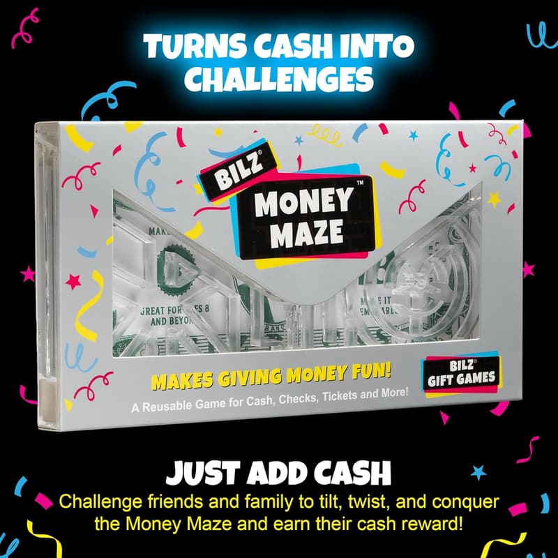 Graduation Money Maze Puzzle Game with Envelope Flap