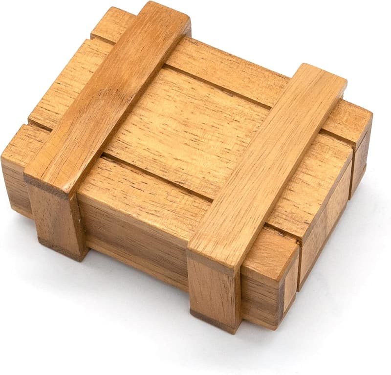 Magic Box - Wooden Brain Teaser with Secret Compartment