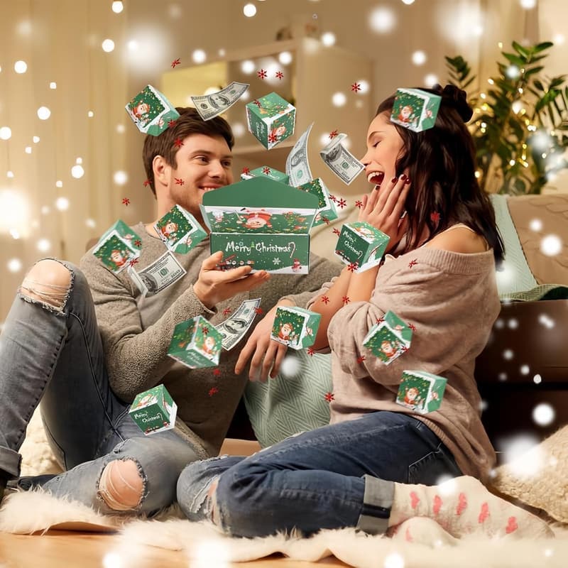 Unique Cash Explosion Gift Box for Birthday Anniversary
