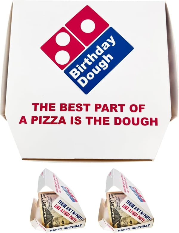 Funny Mini Pizza Box Cash Holder - Unique Birthday Gift for Teens