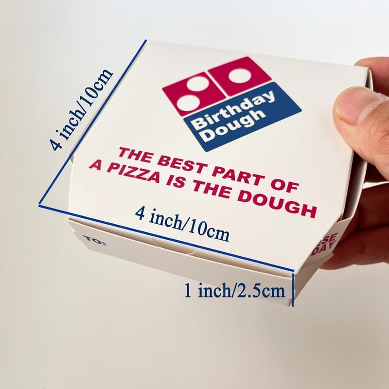 Funny Mini Pizza Box Cash Holder - Unique Birthday Gift for Teens