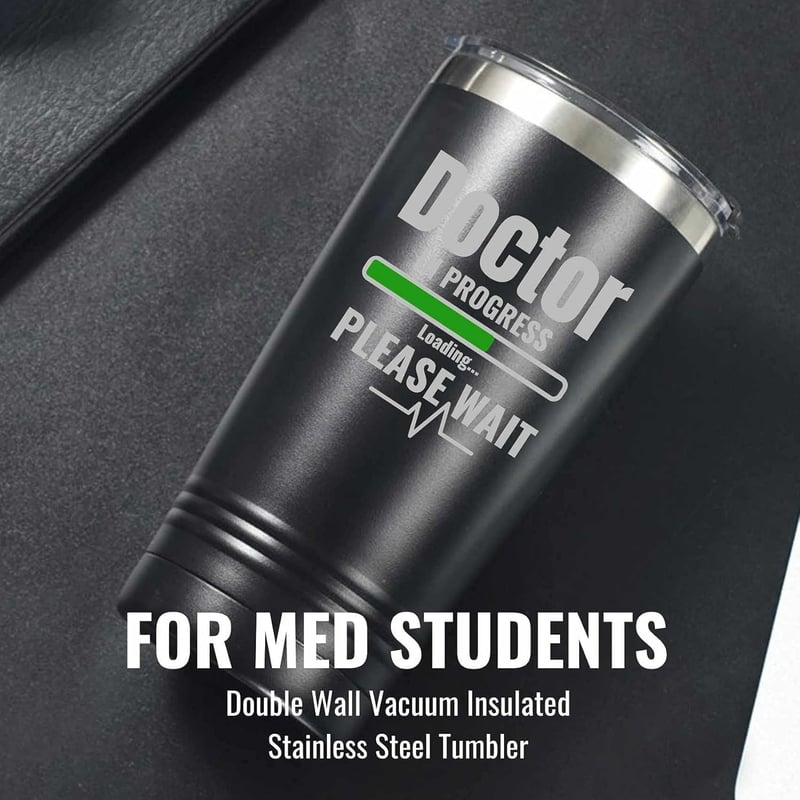 Graduation Gift: 20oz Engraved Travel Mug for Med Students