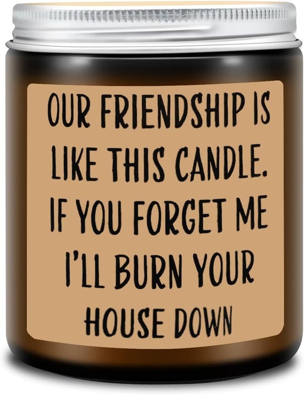 Friend Birthday Gift - Premium Lavender Scented Soy Candle