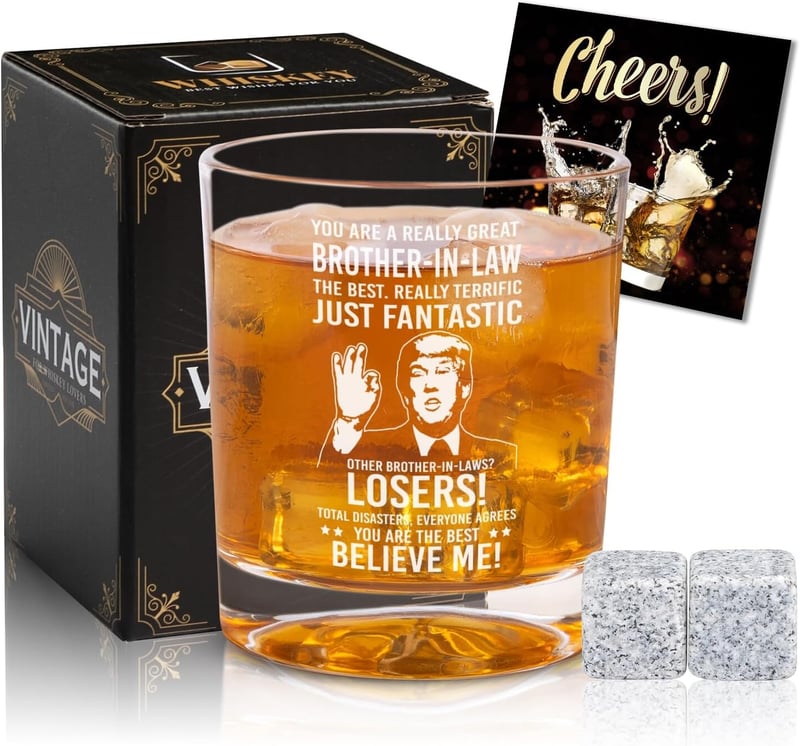 Father's Day Whiskey Gift Set for Brother-in-Law