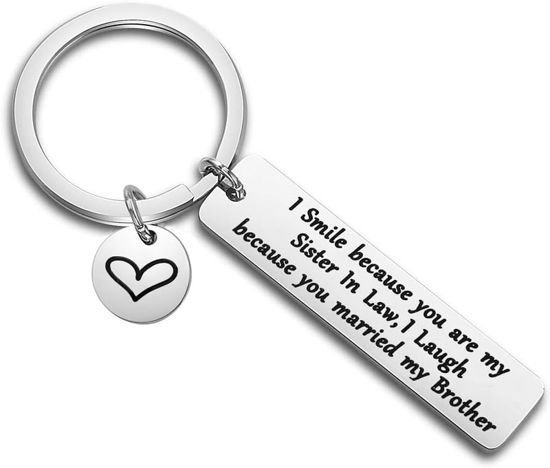 Sister/Brother-in-Law Wedding Gift Keychain