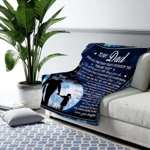 Father's Day Blanket from Daughter - 60