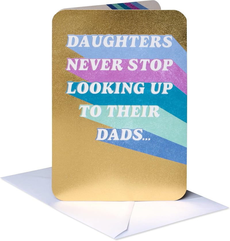 Birthday Card for Dad from Daughter -