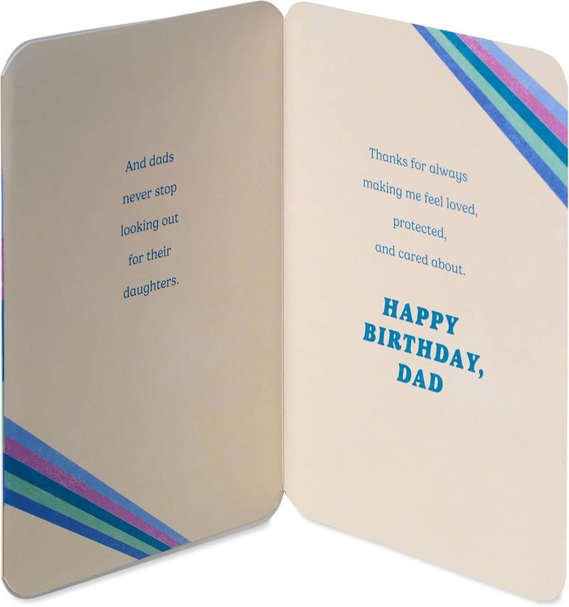Birthday Card for Dad from Daughter - 