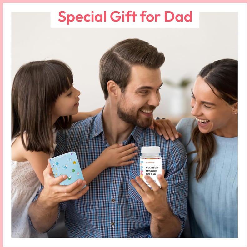 Heartfelt Messages for Dad - Birthday Keepsake & Father's Day Gift