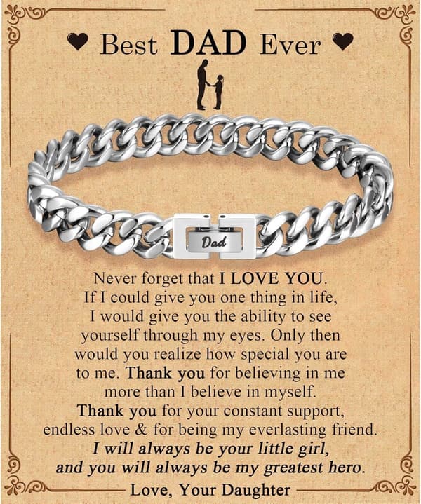 Cuban Bracelet for Men | Graduation, Birthday, Anniversary Gift