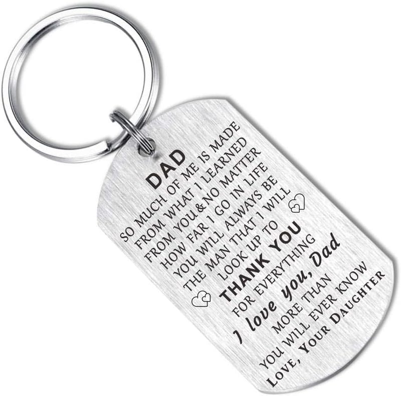 Dad Birthday Keychain - 