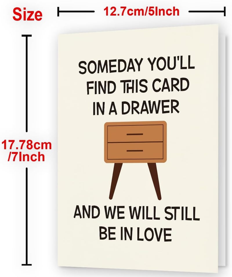 Funny Birthday Card for Him - Gifts for Husband or Boyfriend