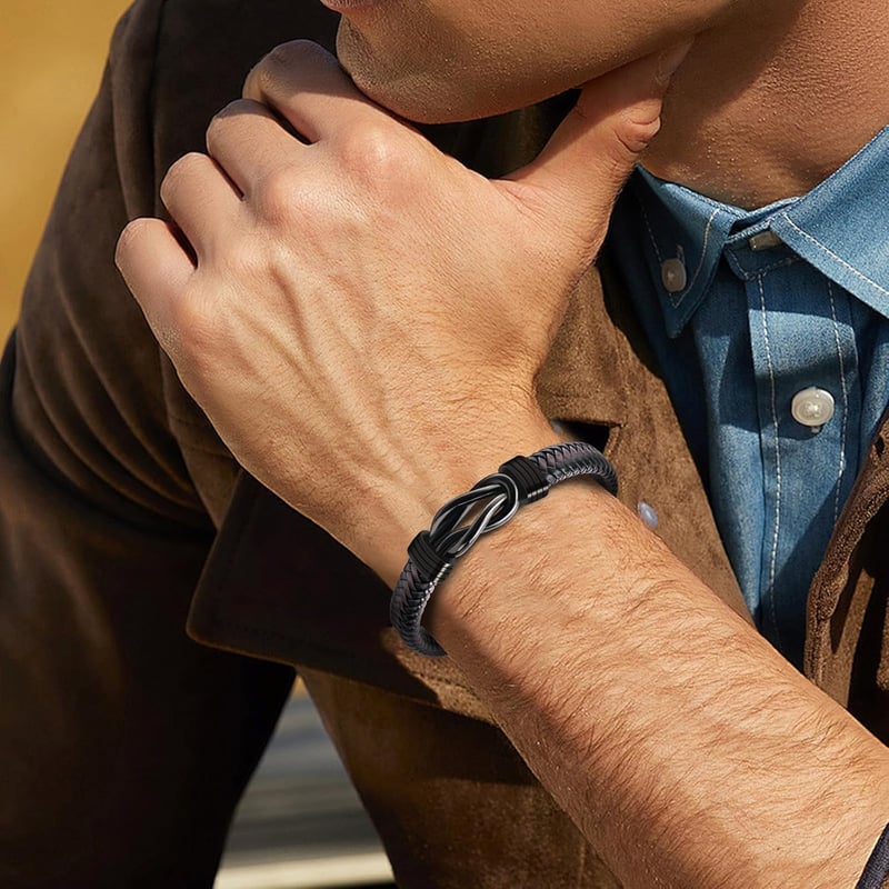Valentine's Day Men's Bracelet for Dad or Husband