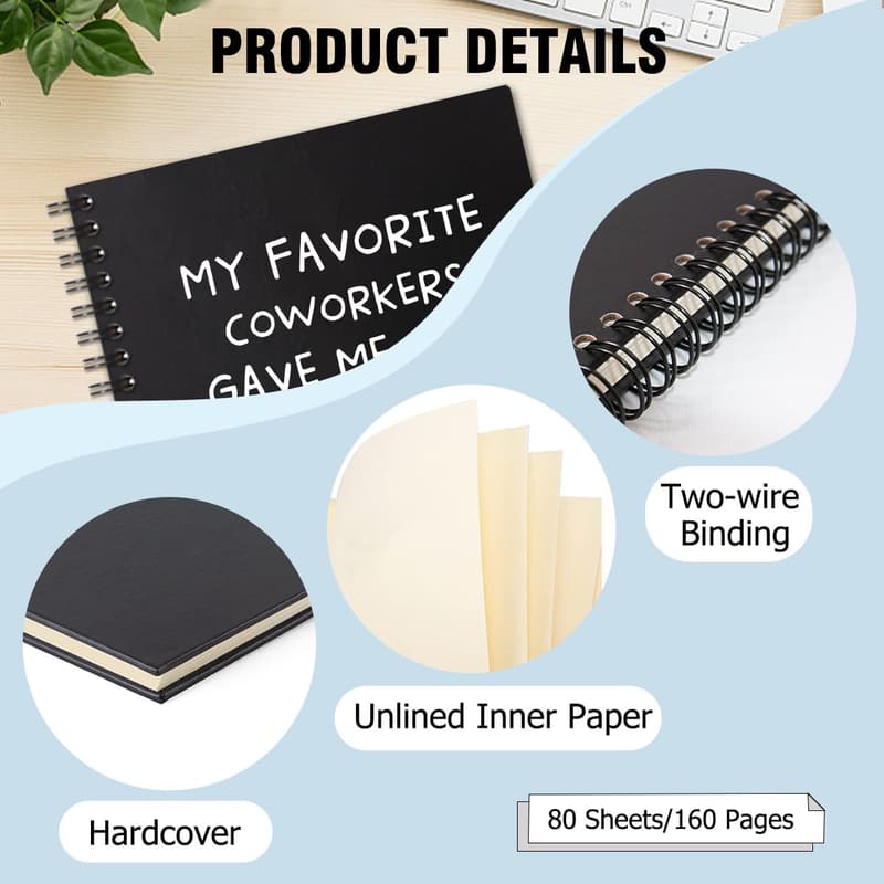 Funny Coworker Farewell Spiral Notebook - 160 Pages