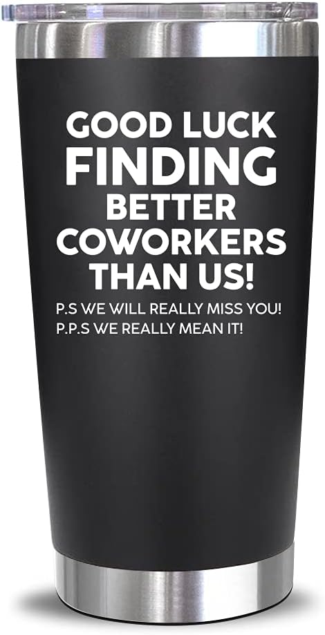 Farewell Tumbler Gift for Coworkers and Friends - 20 oz