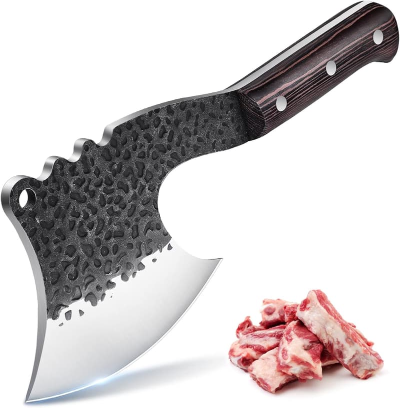 Handmade Heavy Duty Meat Cleaver Knife for Men