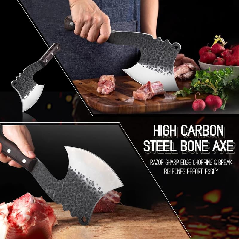 Handmade Heavy Duty Meat Cleaver Knife for Men