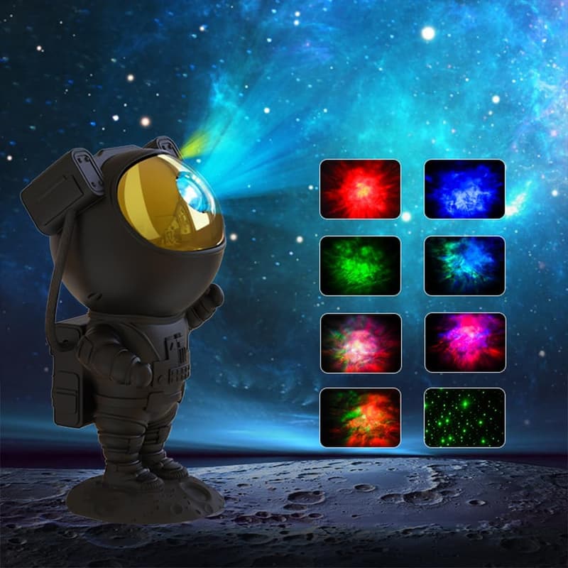 Astronaut Galaxy Projector Night Light for Kids & Adults