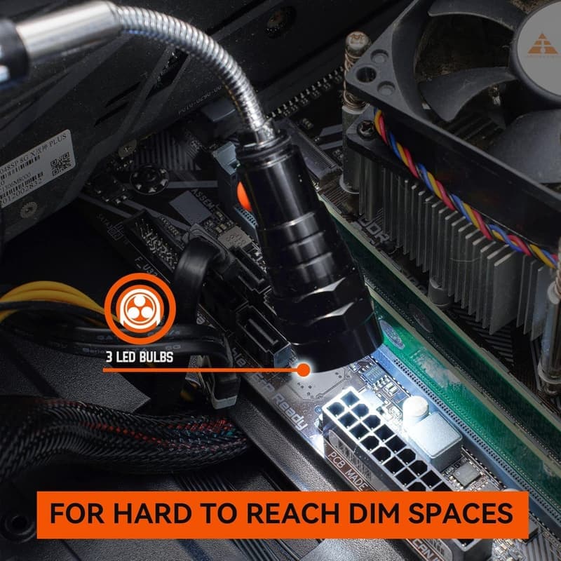 Telescoping Magnetic Pickup Tool with LED - Birthday Gift for Men