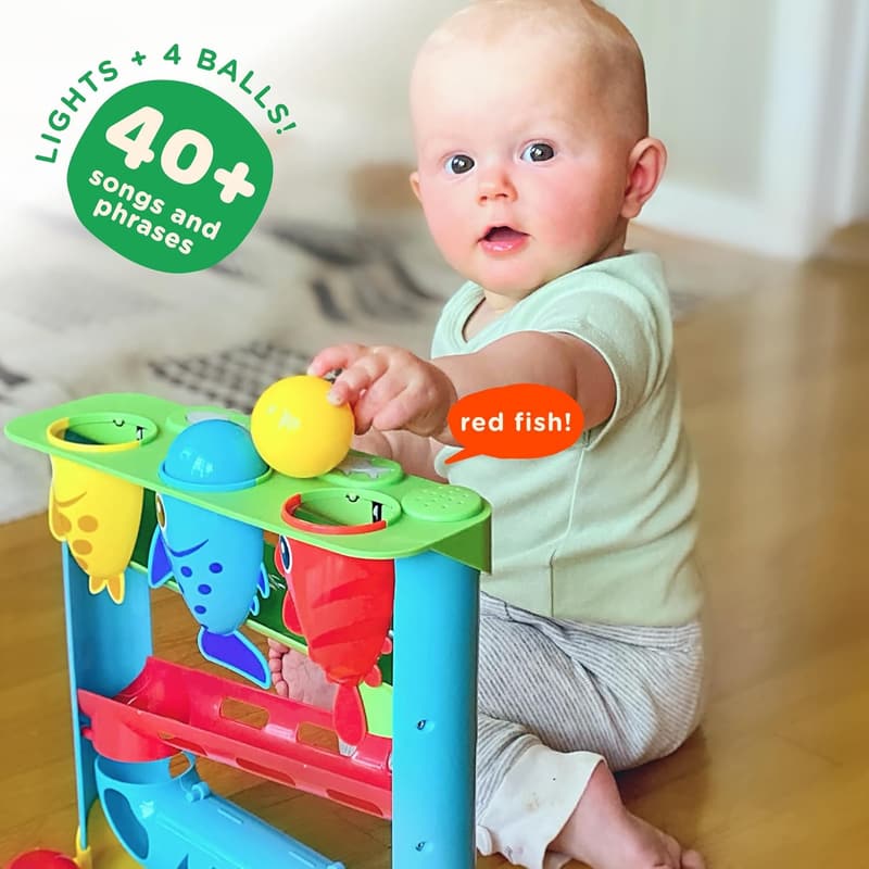 Interactive Fish Feeding Toy for Babies & Toddlers, 1+ Years