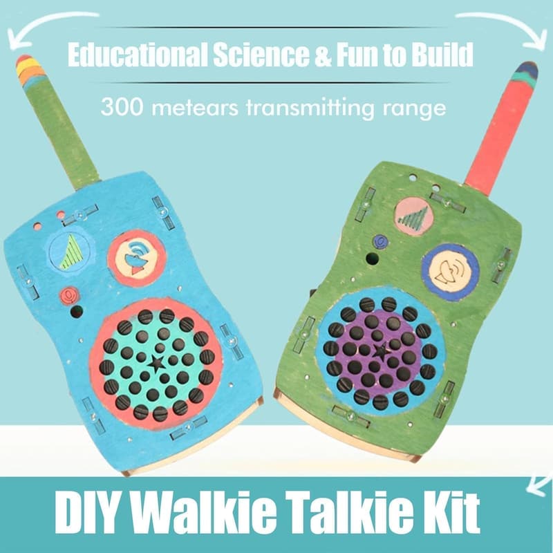 STEM Science Kits & Walkie Talkies for Kids Ages 5-14