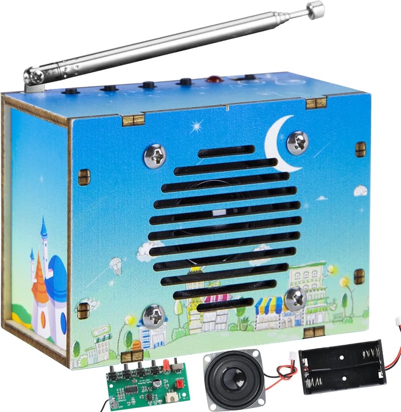 STEM Radio Kit for Kids 8-16, DIY Electronic Craft Project