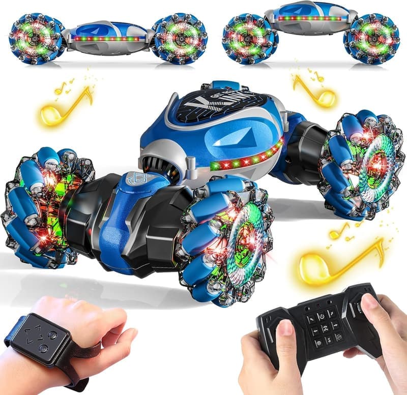 Gesture-Controlled RC Stunt Car for Boys Age 4-12