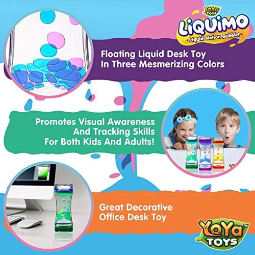 Calming Liquid Motion Bubbler – 3 Pack for Kids & Adults