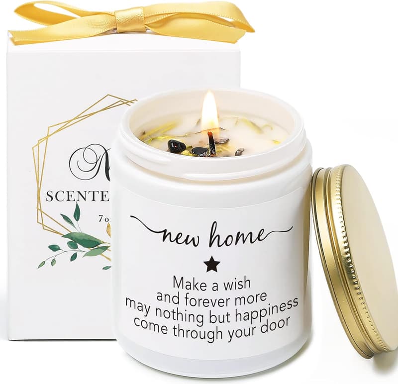 Housewarming Gift: Vanilla & Lavender Scented Candles for Friends