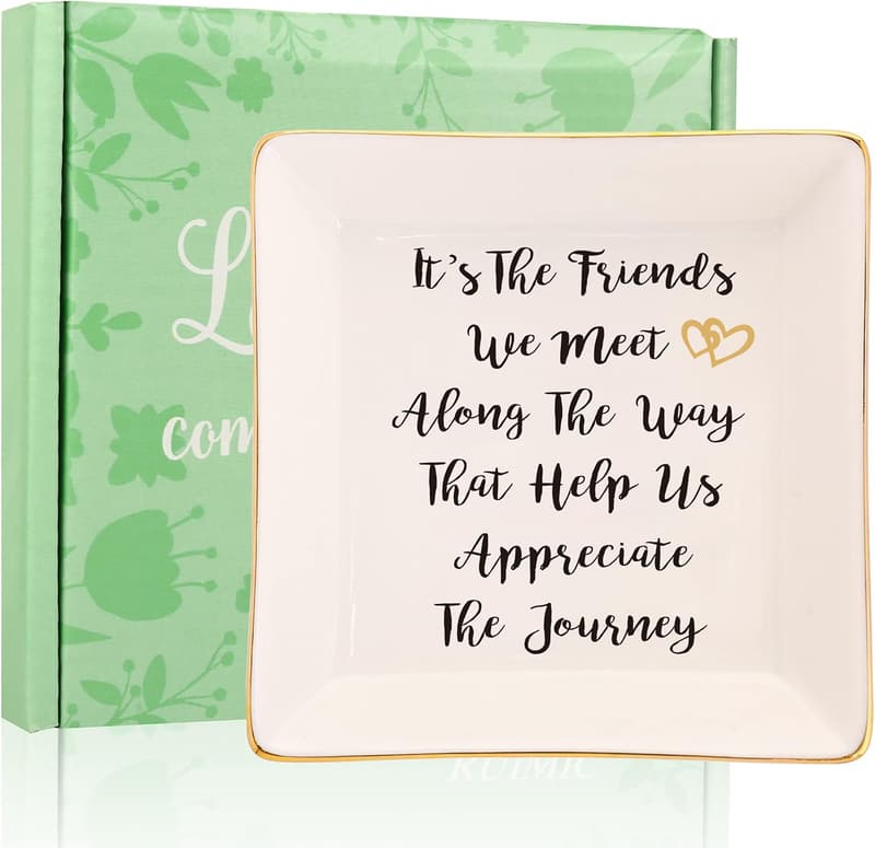 Graduation Gift - Ceramic Ring Trinket Dish for Friends