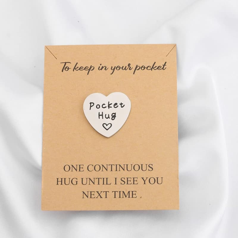 Long Distance Relationship Pocket Hug Token Gift