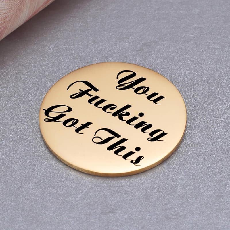 Long Distance Friendship Hug Token - Double Sided Keepsake
