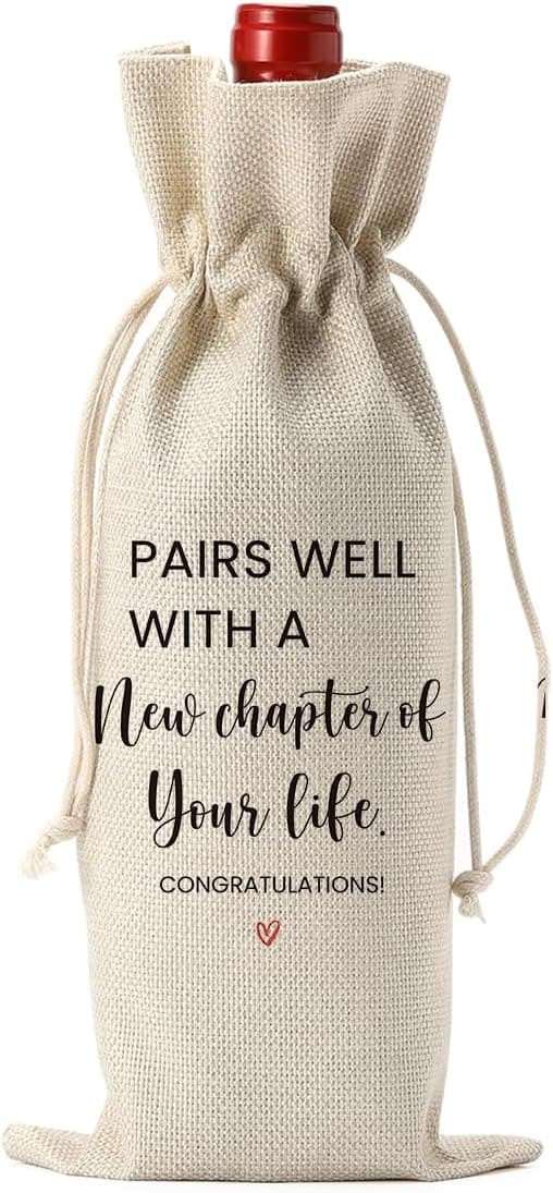 Farewell Wine Bag Gift for Friends & Coworkers
