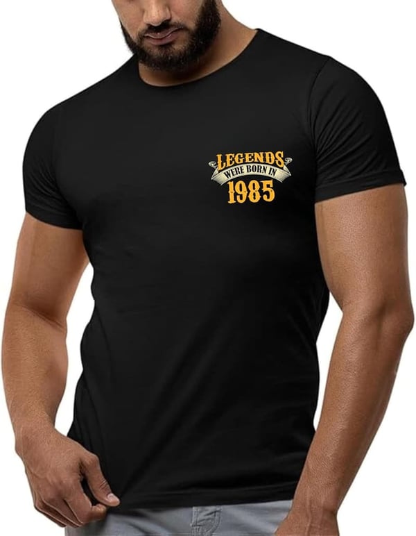 40th Birthday Vintage Tee for Men - Born in 1985