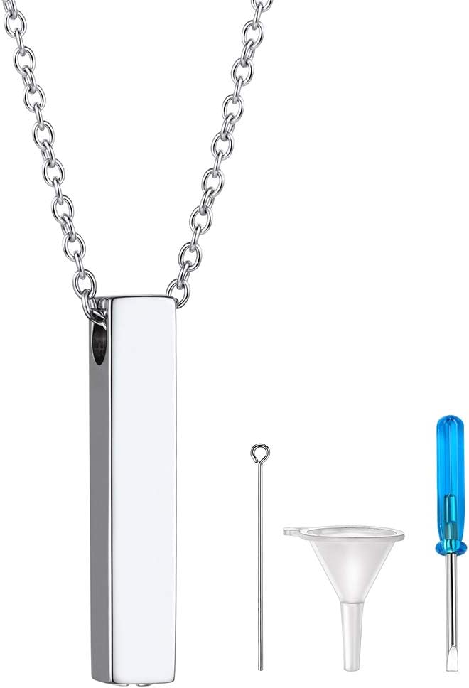 Personalized Stainless Steel Urn Necklace for Women