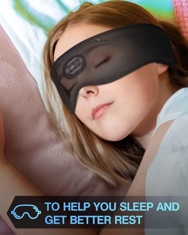Bluetooth Sleeping Headband with Earbuds - 10Hrs Comfort Gift