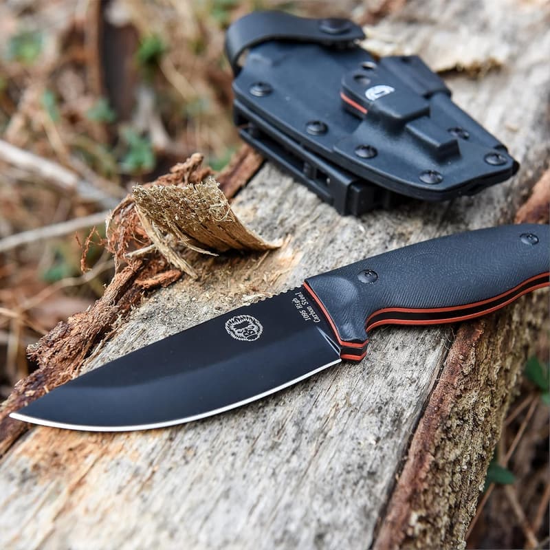 Holtzman's Gorilla Survival Full Tang Fixed Blade Knife with Sheath