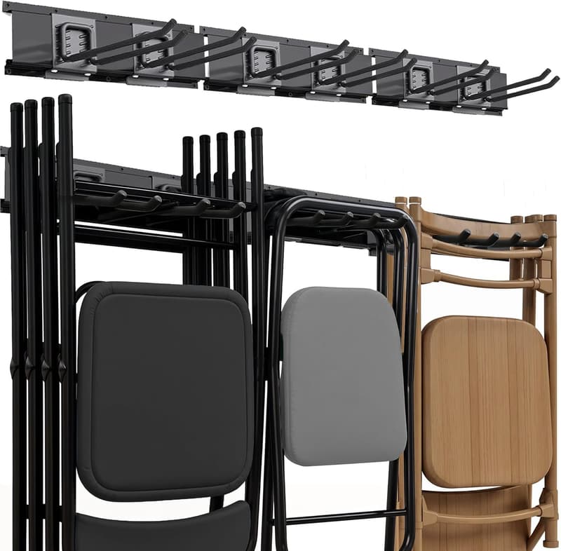 Heavy-Duty Wall-Mounted Tool Organizer with 9-Piece Kit