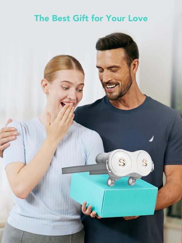 Portable 4D Electric Neck Massager with Heat for Pain Relief