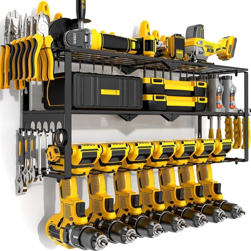 Heavy-Duty Wall-Mount Organizer for Power Tools