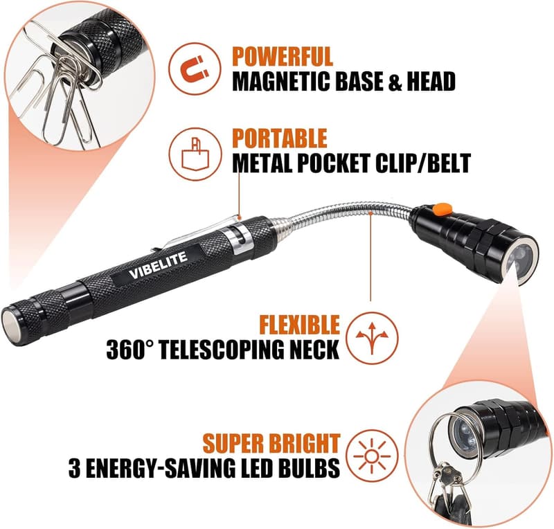Multitool Pen Set with Magnetic Pickup & Touch Screen Stylus