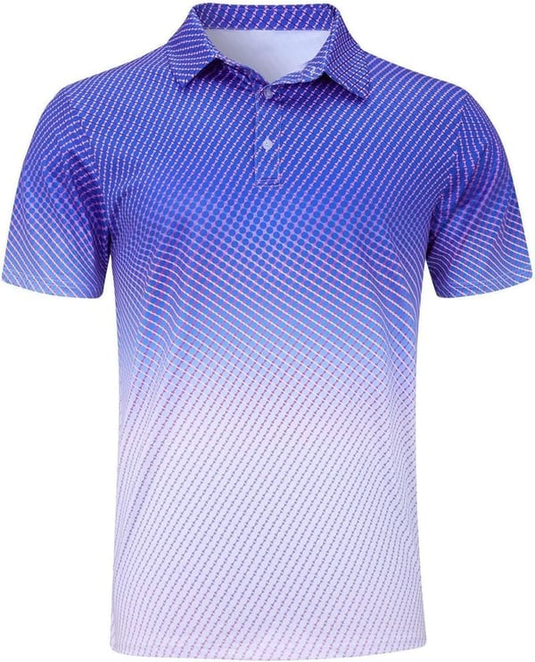 Personalized Men's Polka Dot Sports Shirt for Casual Wear