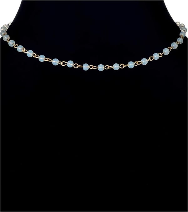 Gold Tone Multilayer Choker Necklace Set for Women & Men