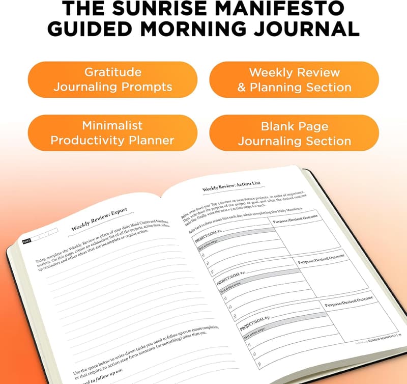 Daily Guided Journal for Gratitude and Mindfulness - 5 Minutes