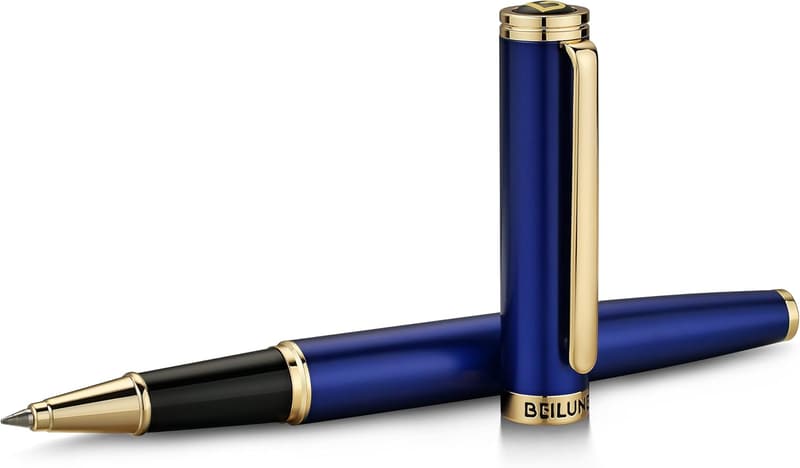 Luxury Rollerball Pen Gift Set with 24K Gold Trim for Professionals