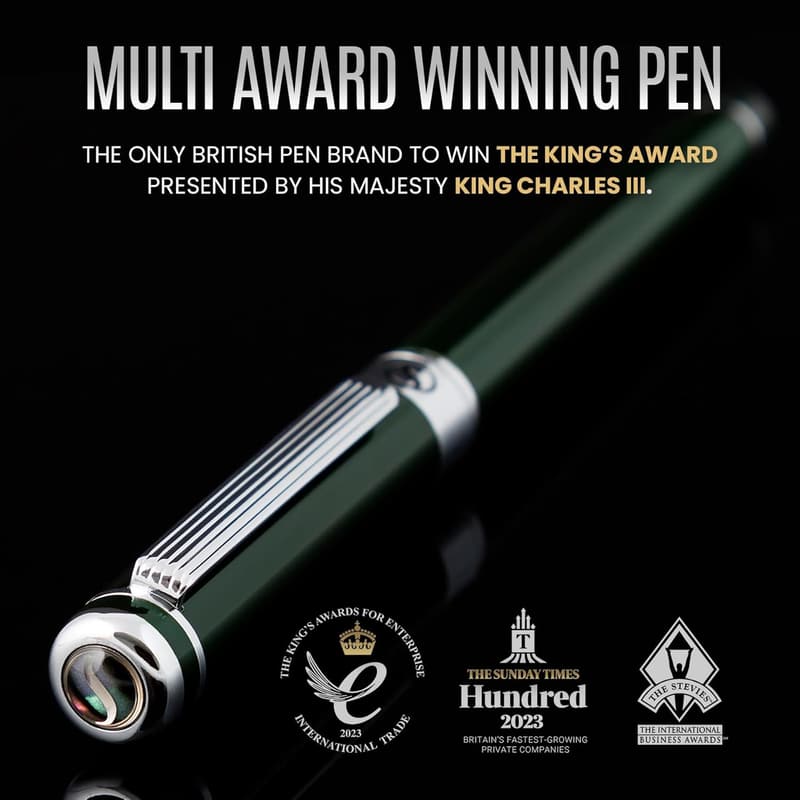 Luxury Green Rollerball Pen Gift Set for Professionals & Executives